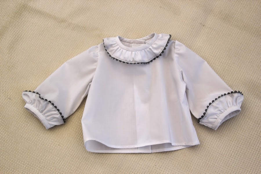 DIY Costura Blusa para bebé (patrón o moldes gratis)