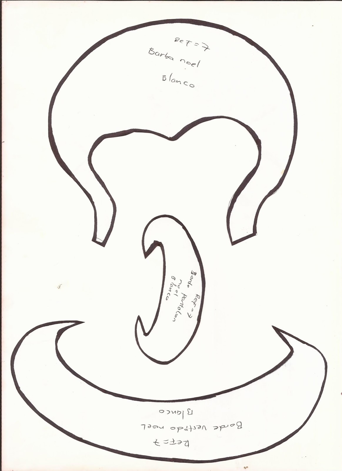 Moldes Papa Noel Y Reno En Foamy