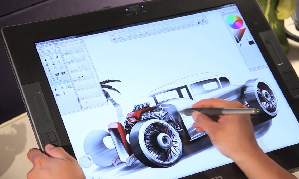 Autodesk sketchbook programının ders anlatmak için kullanımı - özeldersci