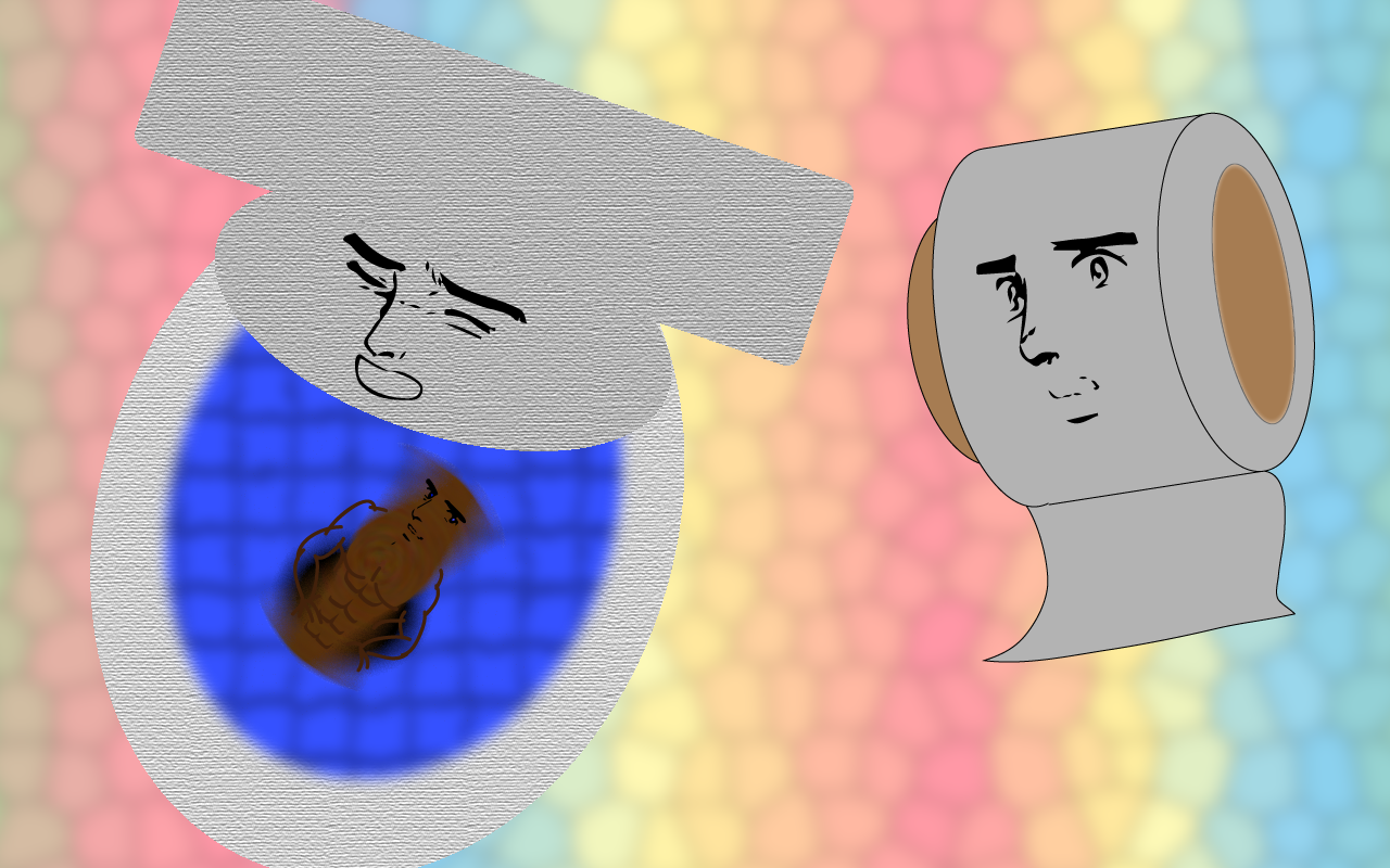 Not A Poop Fetish Clogging the toilet