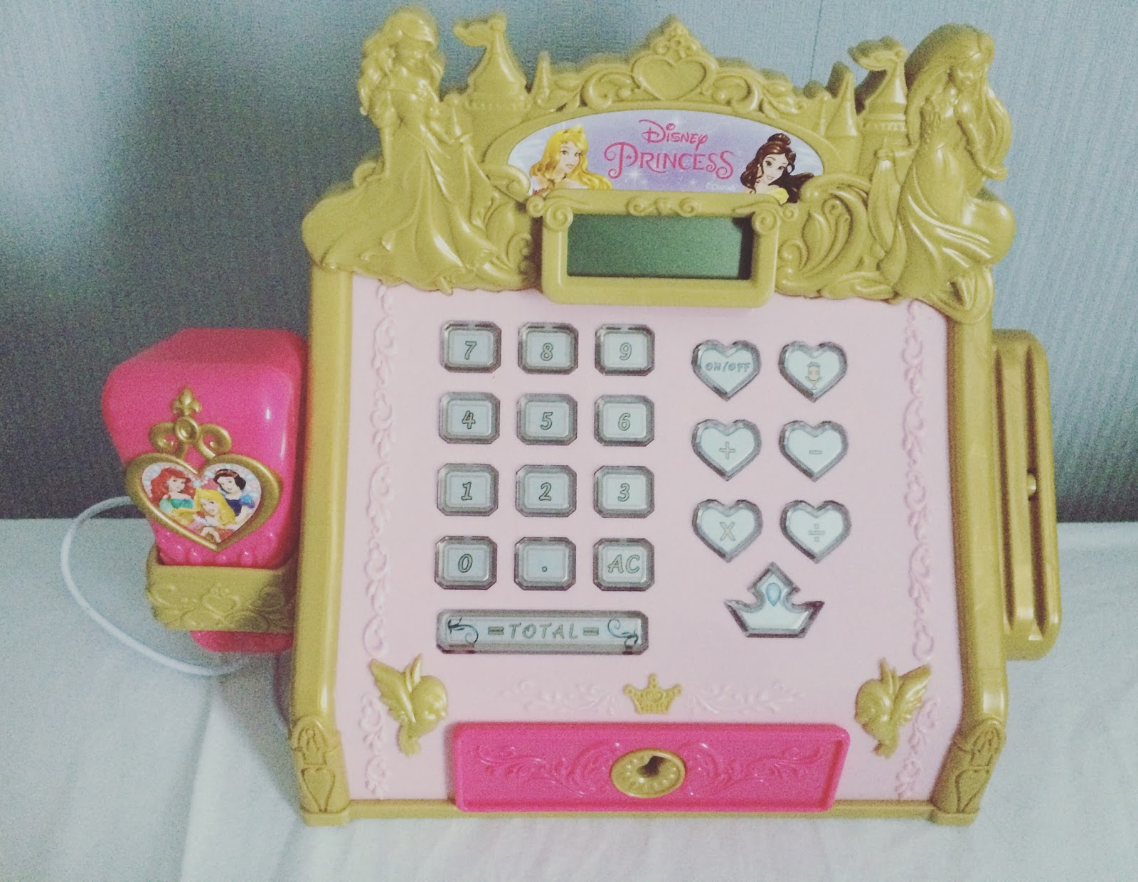 Disney Princess Cash Register For Ages 3 Years & Over New 