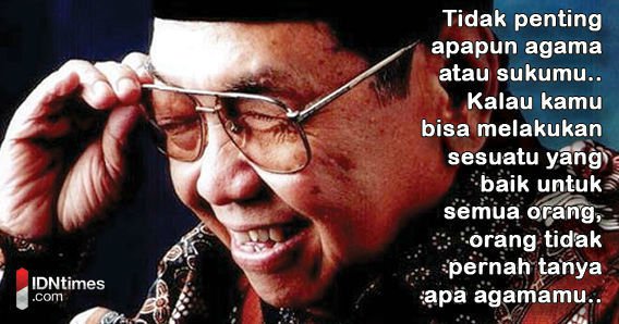 15 Perkataan Bijak dari Gus Dur Buat Anak Muda di Indonesia ~ Lubang berita