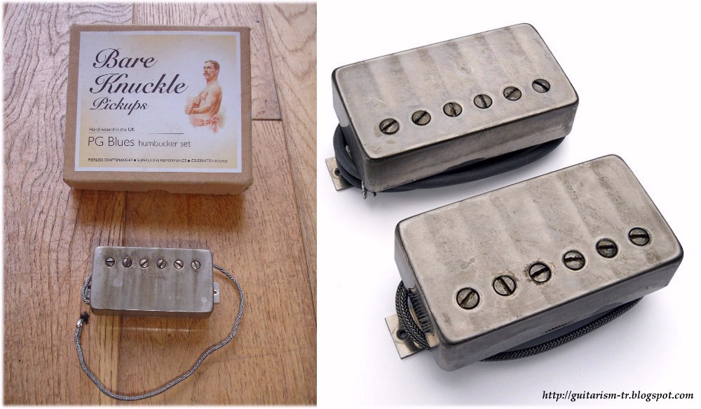 PG Blues Humbuckers w/ Aged Raw Nickel Covers