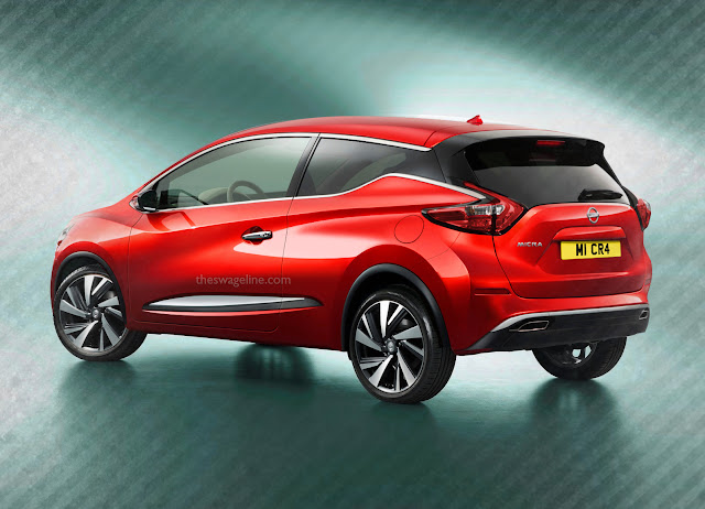 Prediction of how the 2017 Nissan Micra would look