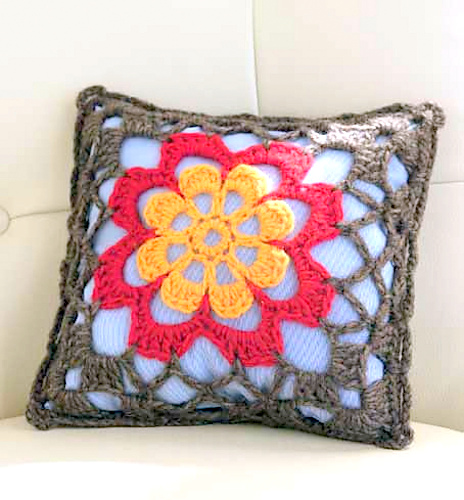 decorative pillow crochet pattern