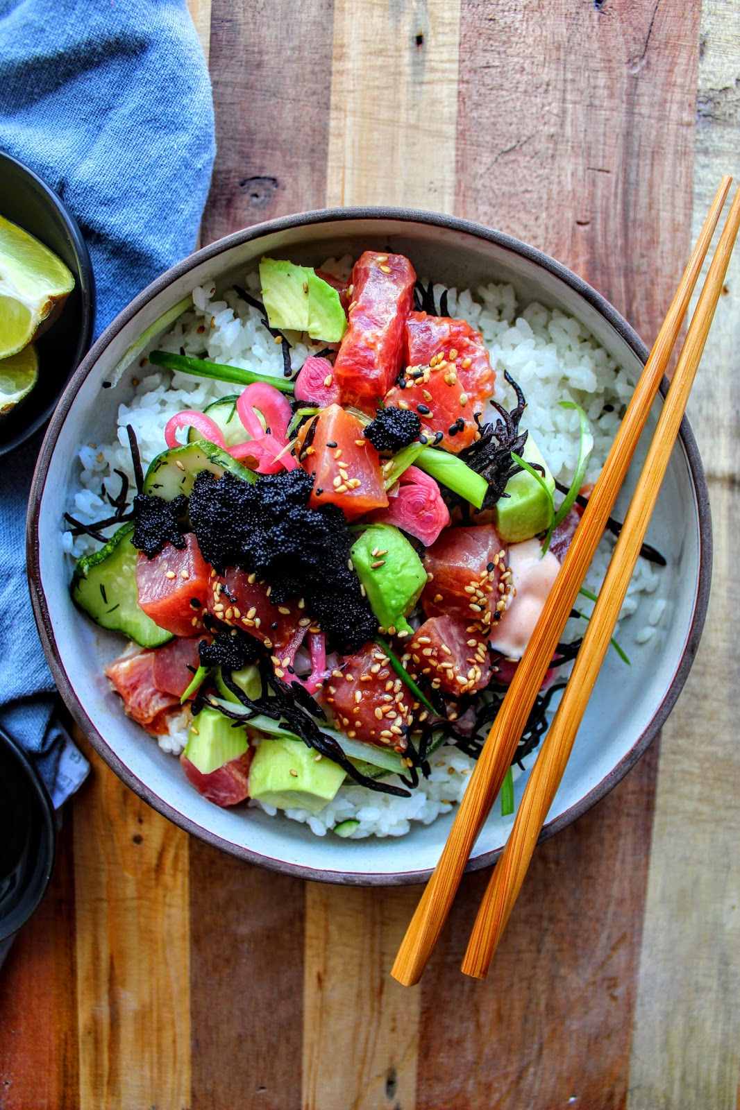 The Rosiest Cheeks Tuna Poké Bowls