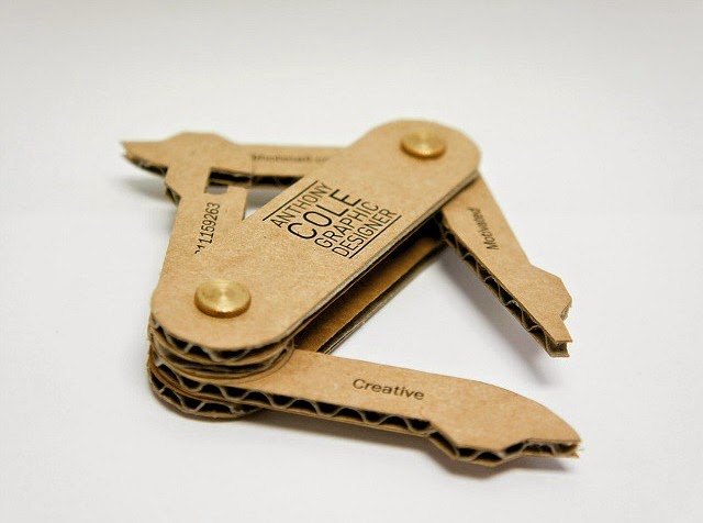 Anthony Cole - swiss army knife business card