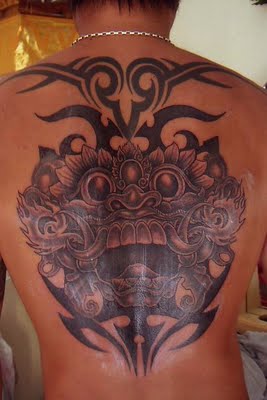  Bali Crazy Tattoo Design