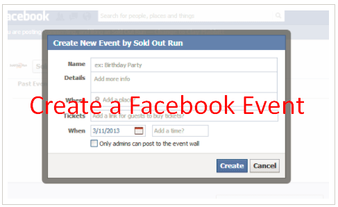 Make Facebook Event