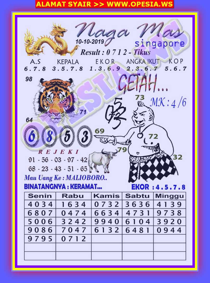 1 New Message Kode Syair Singapore 10 Oktober 2019 Forum Syair Togel Hongkong Singapura Sydney