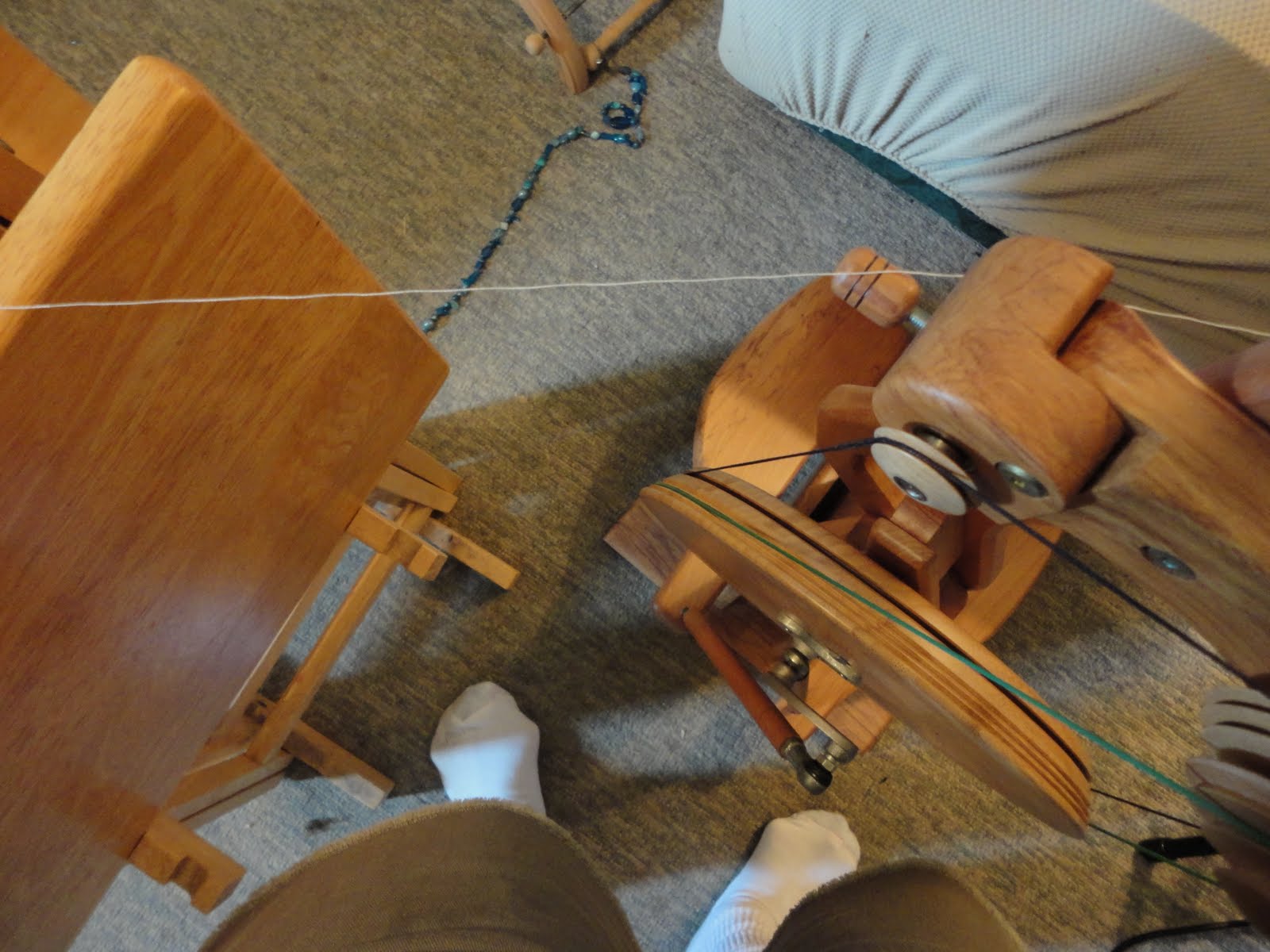 Yarnspinners Tales Spinning beaded yarn