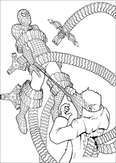 Spiderman Coloring Sheets on Spiderman Coloring Sheets