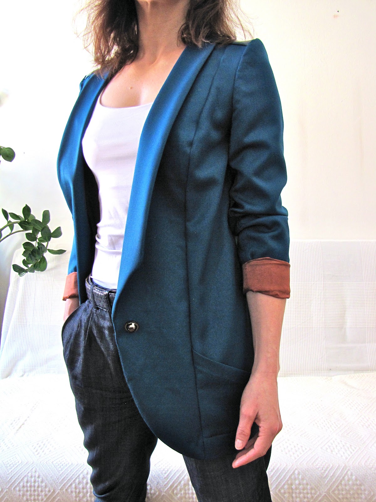 Of Dreams and Seams: Blazer - matching my me-made shoes...