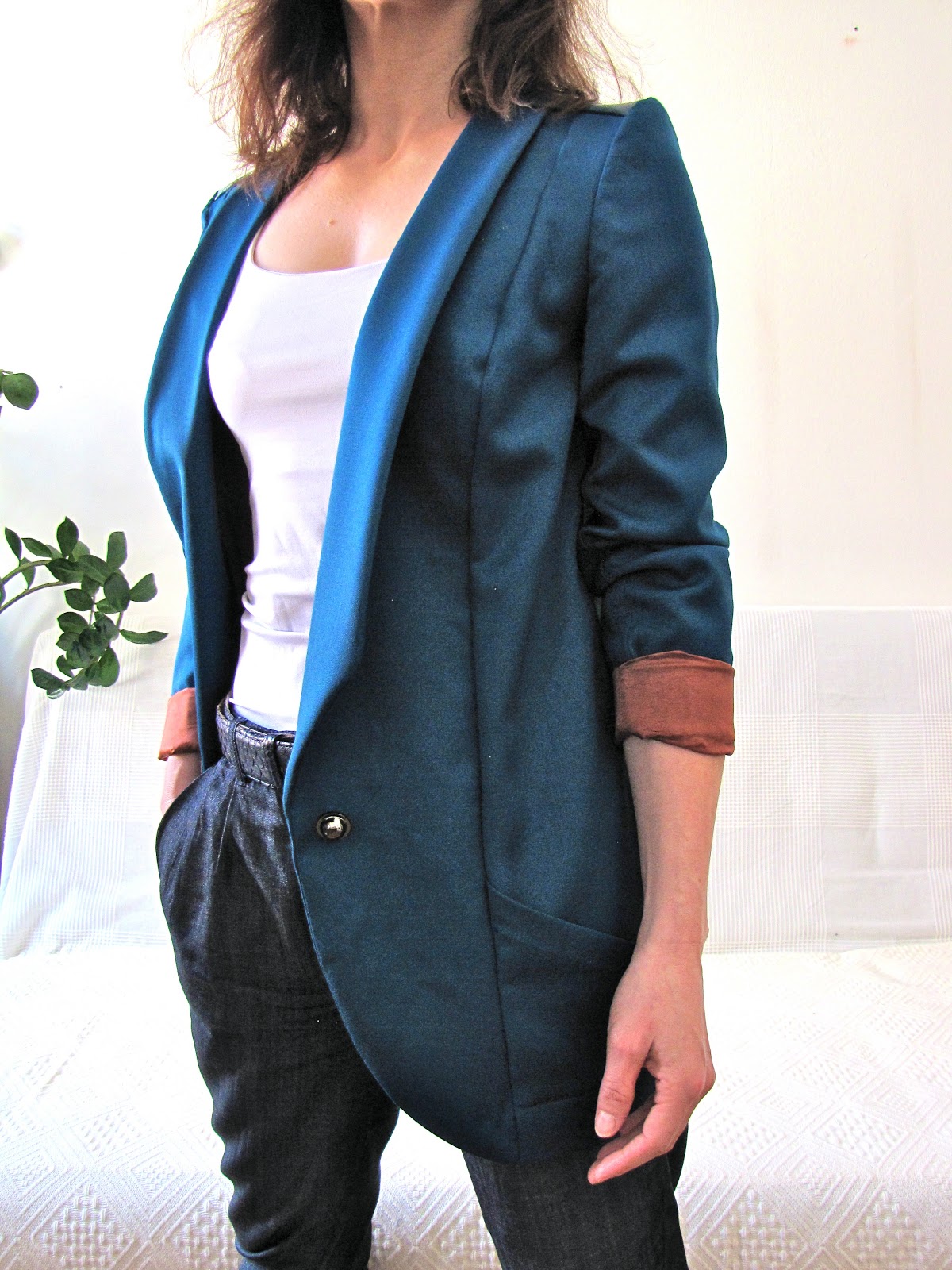 Of Dreams and Seams: Blazer - matching my me-made shoes