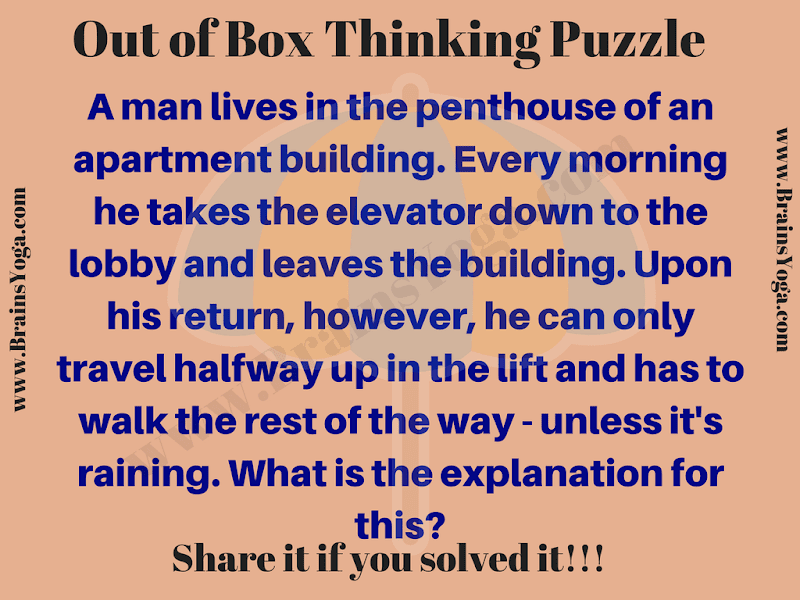 Out of Box Thinking Riddle