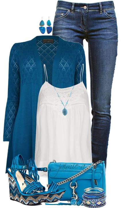 Blue Outfits Set For Ladies... - trends4everyone