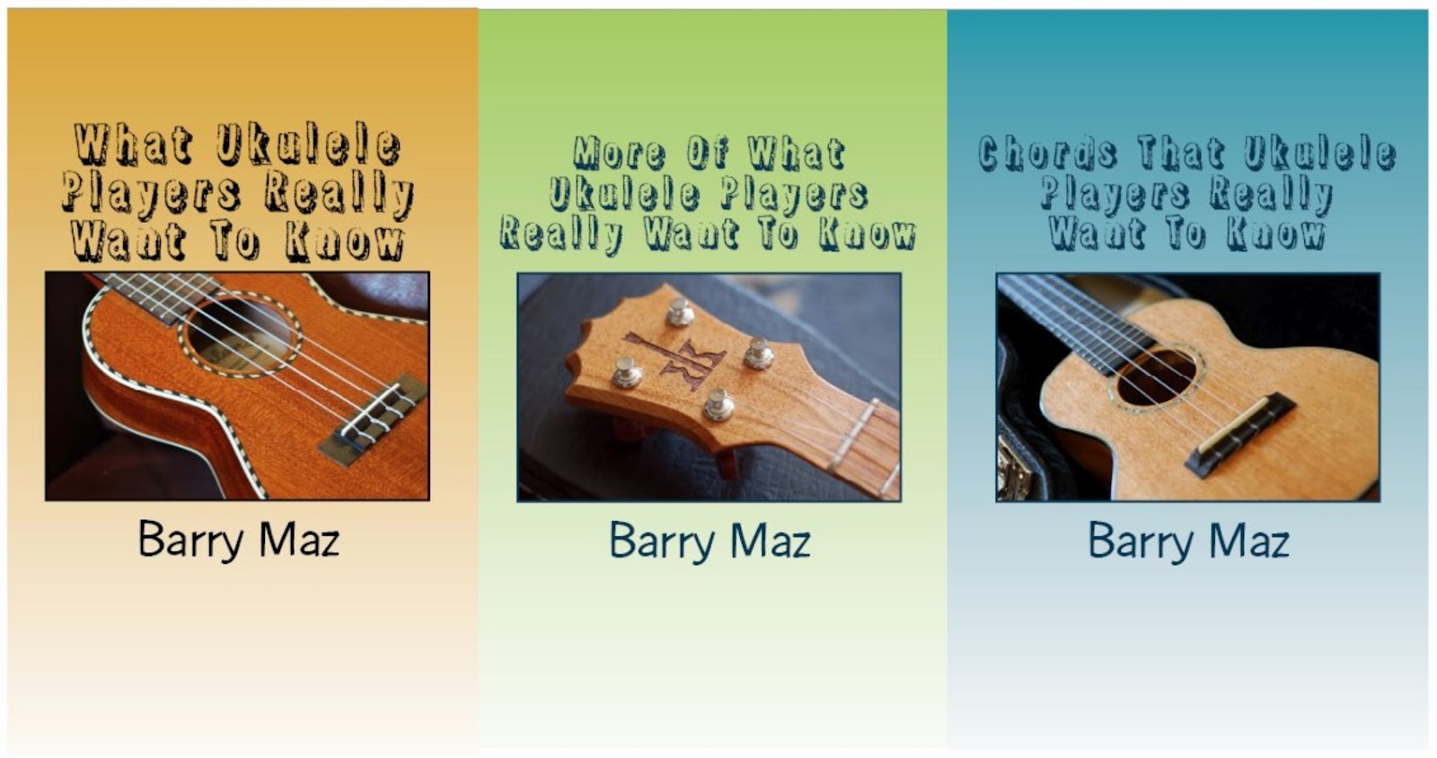 Facebook pages for my ukulele books