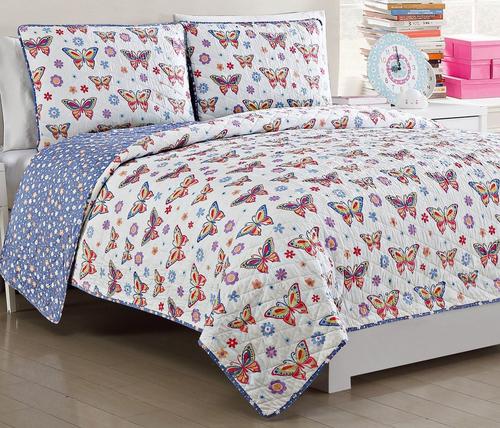 Kids Zone Delilah Reversible Quilt Set