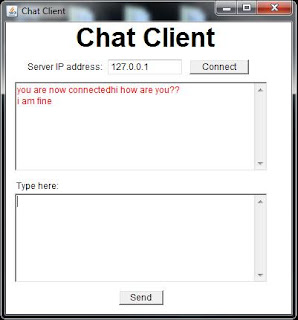 Lan Chat and File Sharing Java Project 4