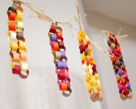 Thanksgiving garland craft to do with the kids
