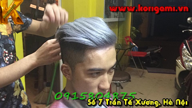 HỌC NHUỘM TÓC MÀU KHÓI BẠC TRONG SUỐT KHÔNG ÁM VÀNG