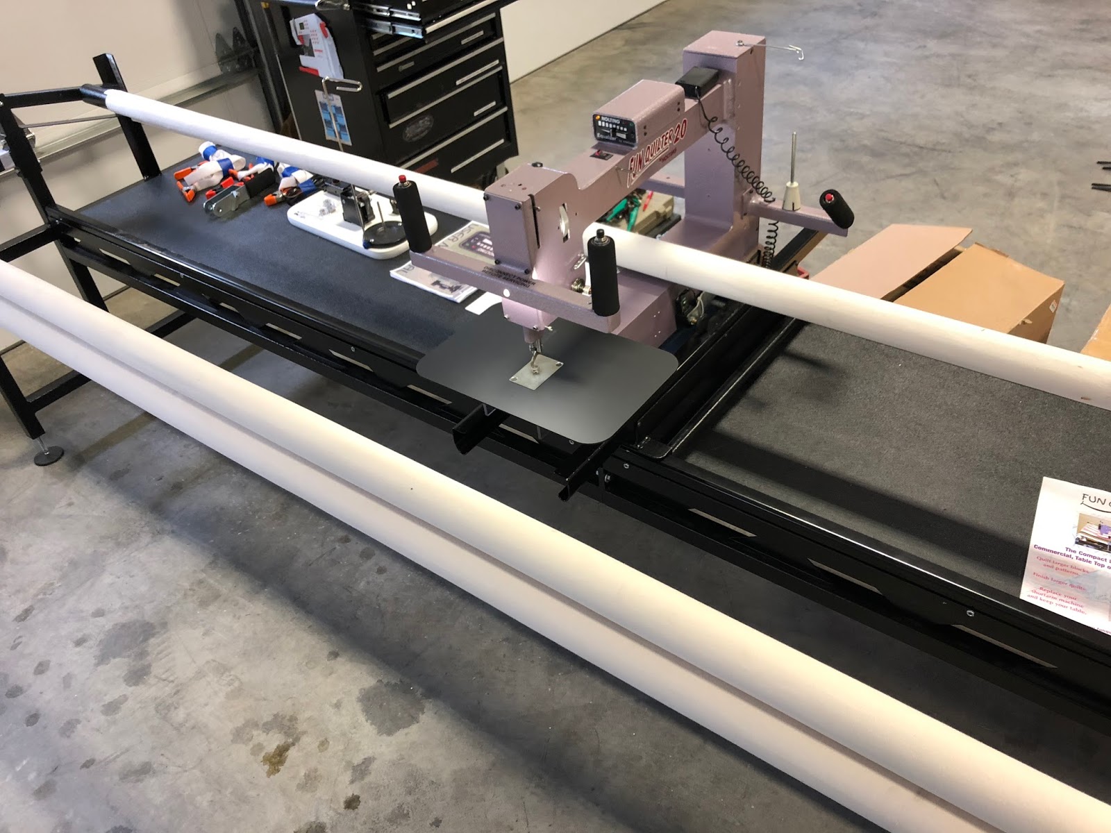 Long Arm Machines Used Nolting Fun Quilter 20 Quilting Longarm For