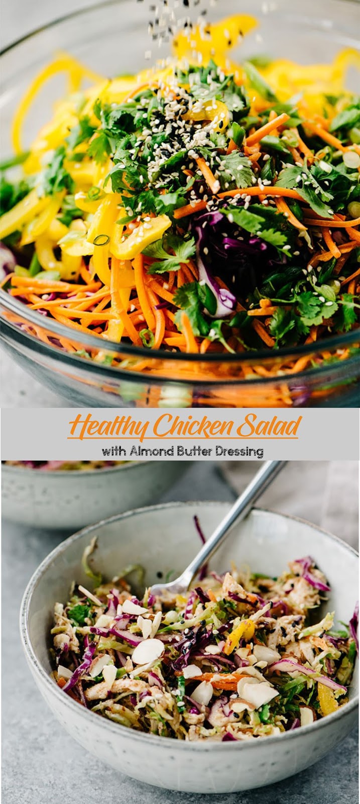 Healthy Chicken Salad with Almond Butter Dressing EAT