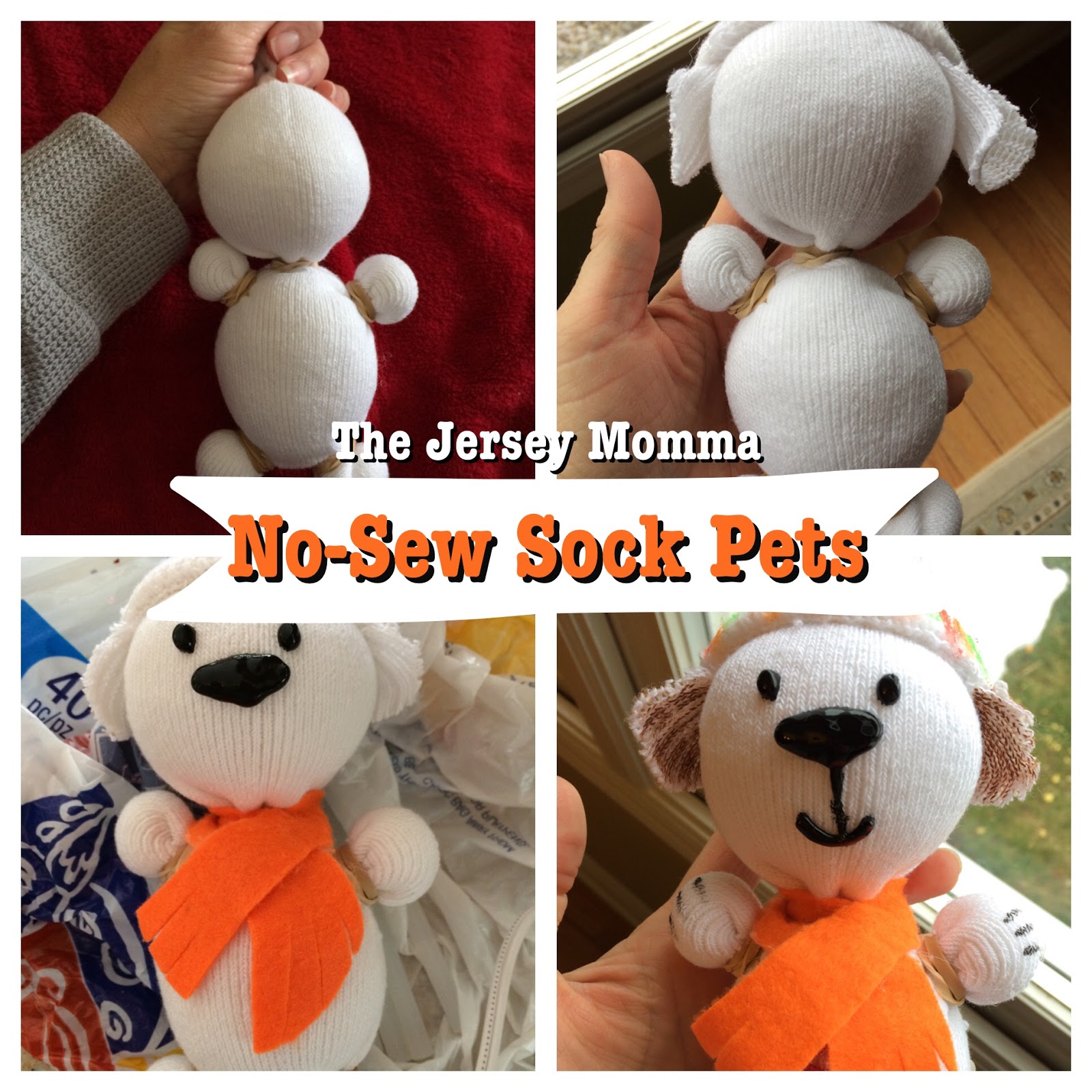 How to Make No-Sew Sock Puppets | The Jersey Momma