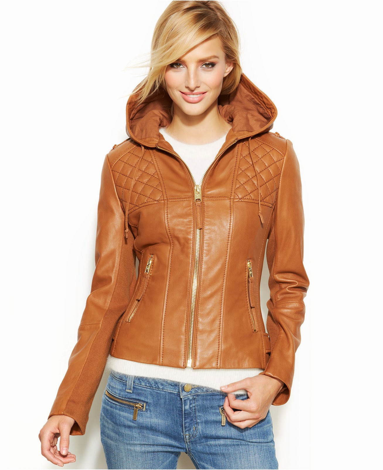 Leather Bomber Jacket Women Viewing Gallery | Fashion's Feel | Tips and ...