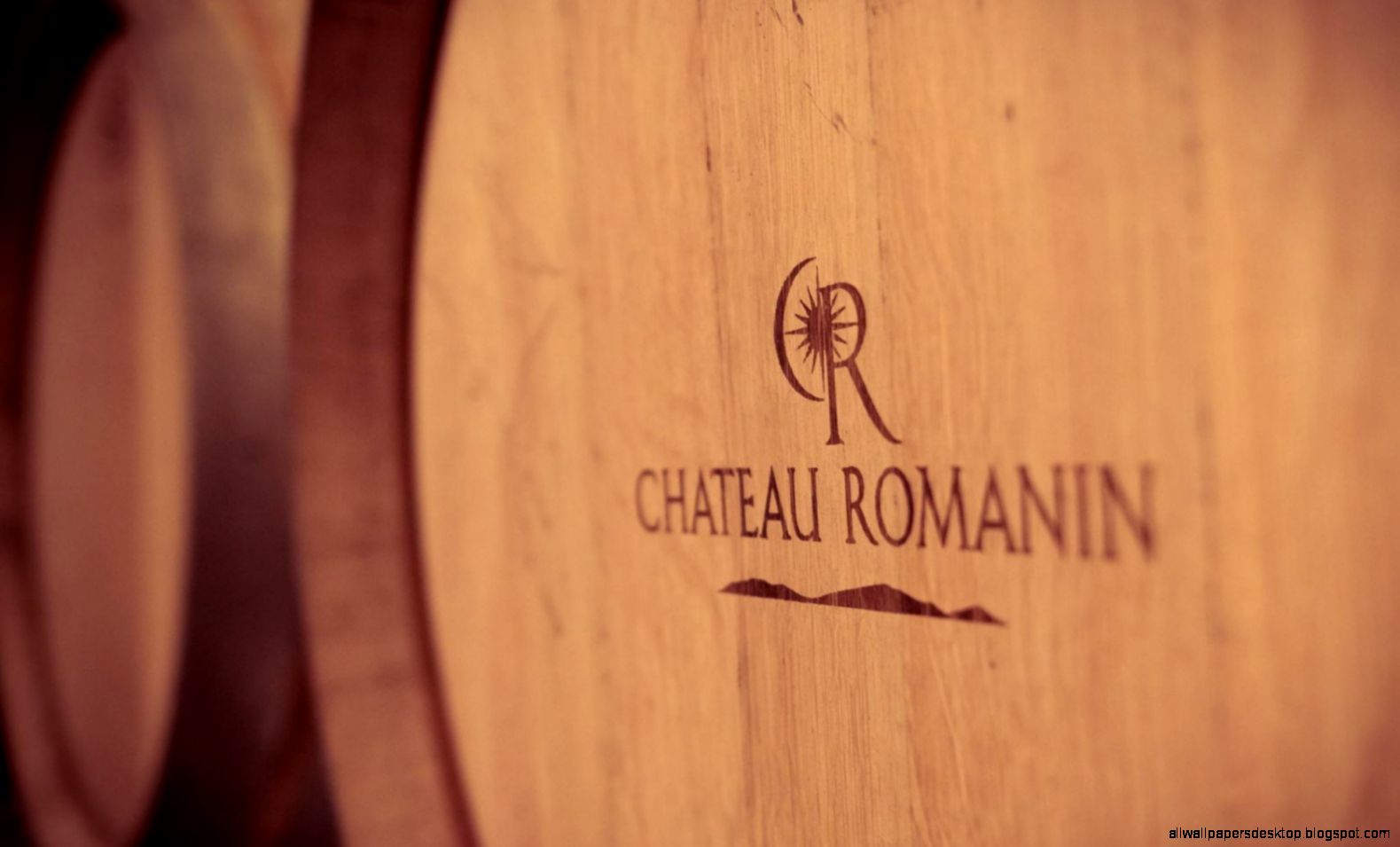 Chateau Romanin Wine Barrel Hd Wallpaper