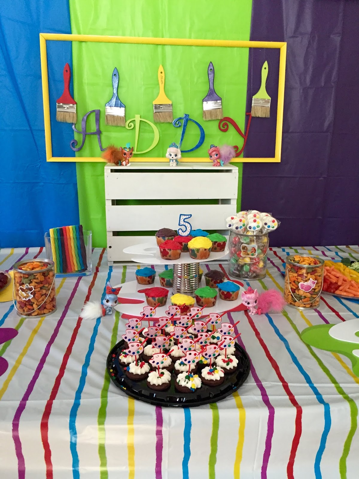 Manic Mama Miles: Palace Pets Paint Party Food