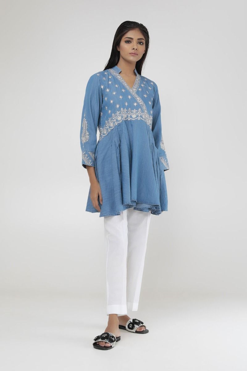 khaadi peplum shirts