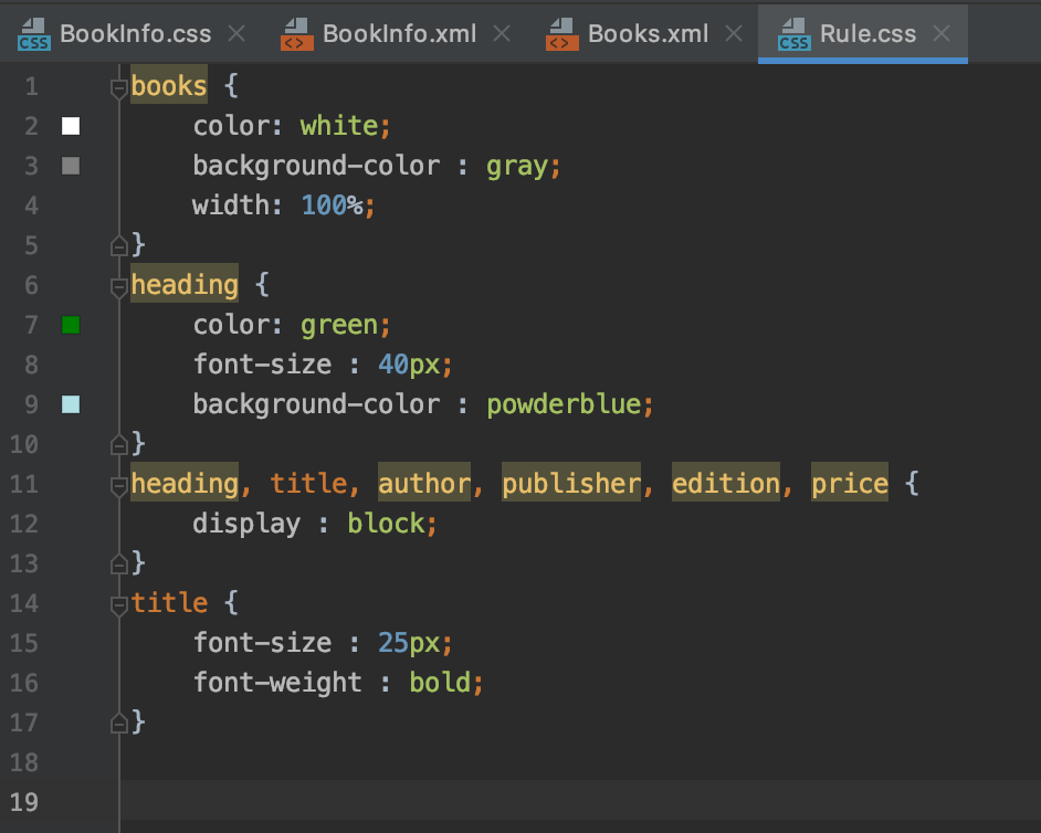 [MLJ_06] Hiển thị XML với CSS