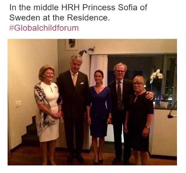 Princess Sofia Hellqvist of Sweden is in Pretoria, South Africa for the Global Child Forum.