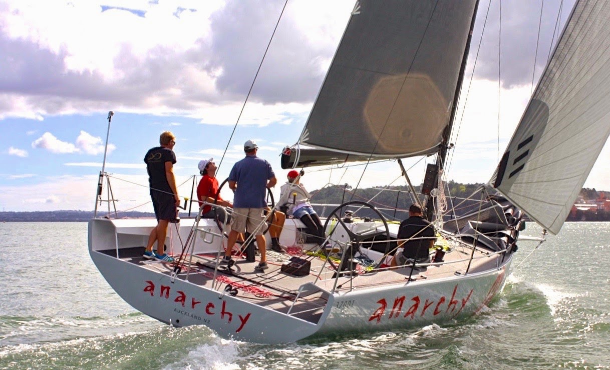 Hall Spars New Zealand Anarchy (YD37) launched