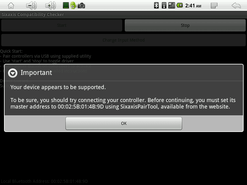 Wasters Haven Androidでps3コントローラを使ってみる