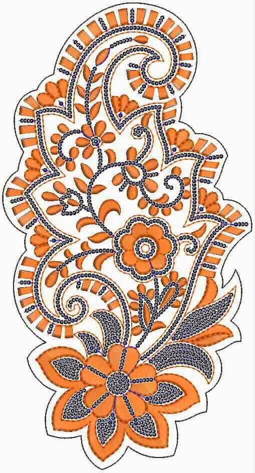 Embdesigntube Rich Embroidered Patch Work Designs