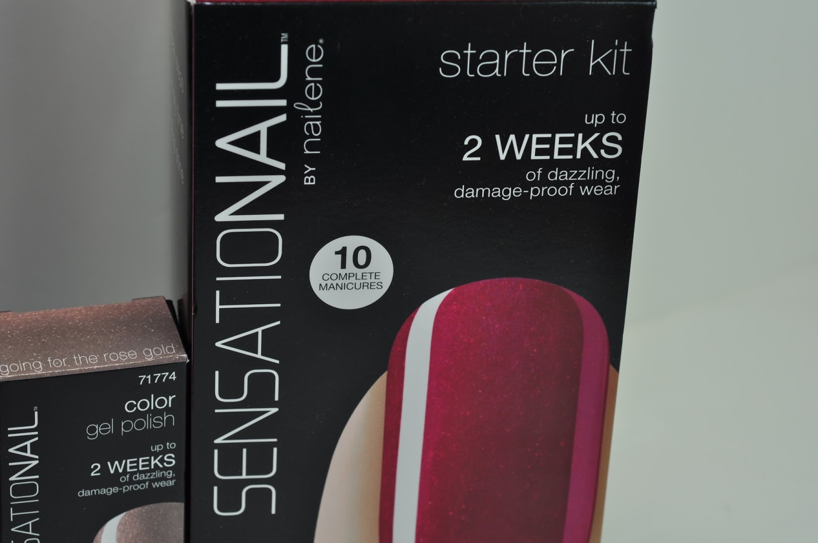 Sensationail Gel Polish Starter Kit and Going For The Rose Gold Gel