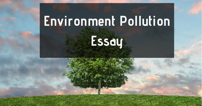 Essay on environment for kids