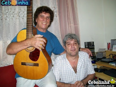 Almir Rogerio e eu em casa