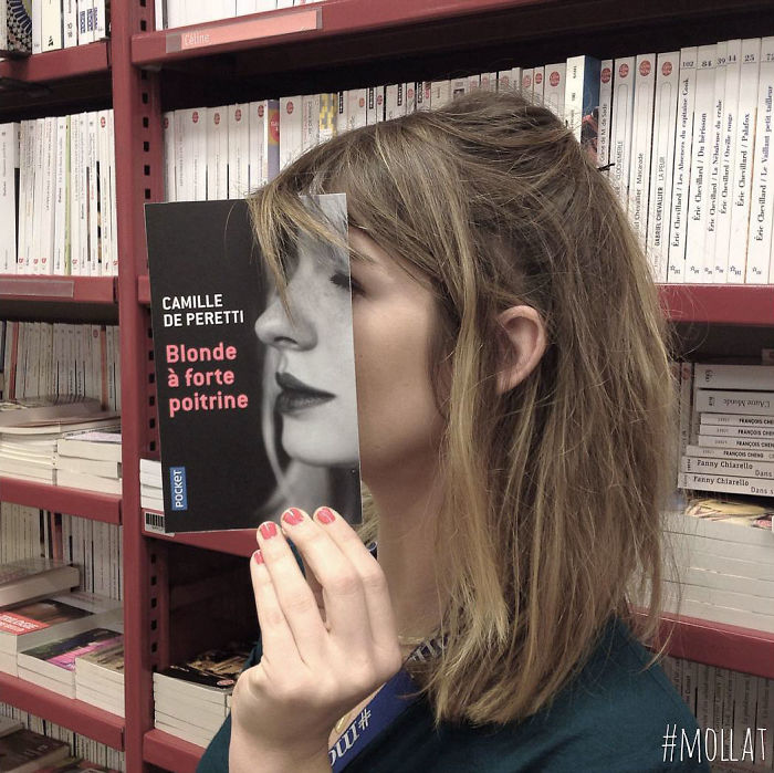 40 Hilarious Pictures That Show What Bookstore Employees Do When They're Bored