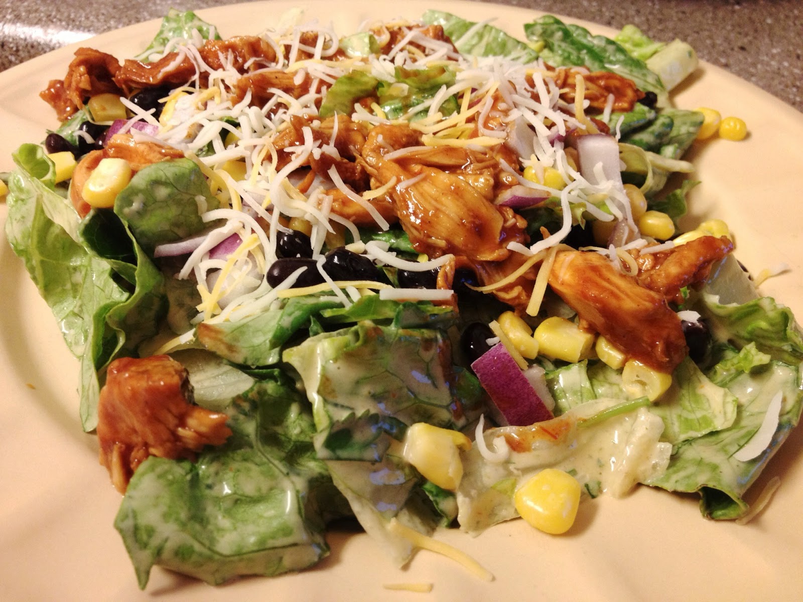 In My Family's Kitchen BBQ Chicken Salad