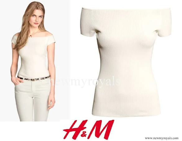 Kate Middleton wore H&M Off The Shoulder Top