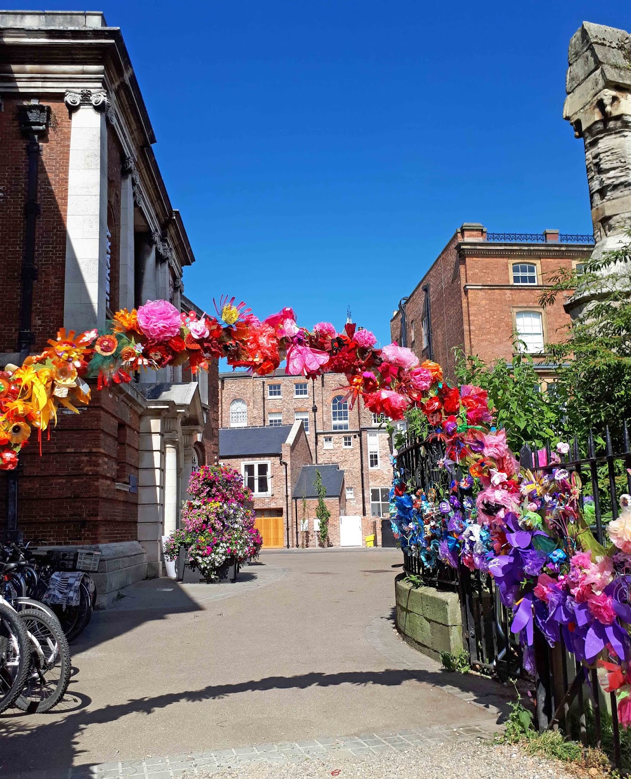 Hippystitch York's Bloomin' Marvellous Flowerwall in Bloom! Part 1