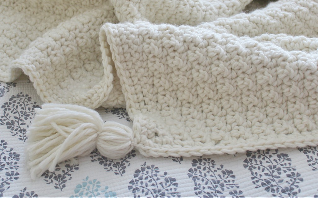 Icelandic Blanket + How To Make Tassels Threadbare Creations