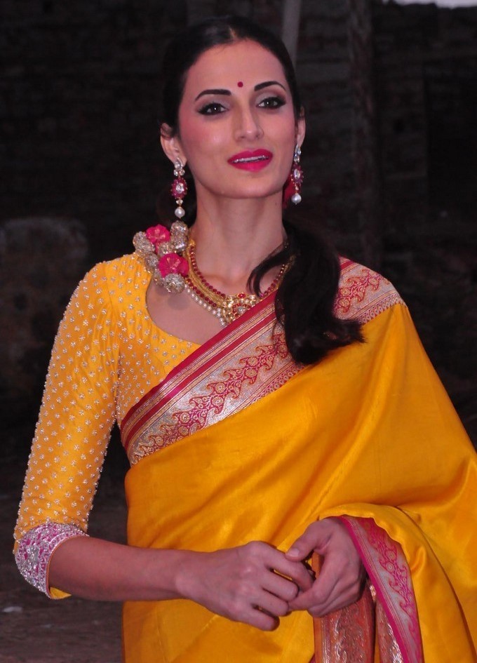Fashion Designer Shilpa Reddy Photos In Yellow Saree