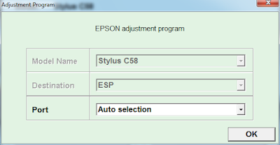 Resetter Epson C58