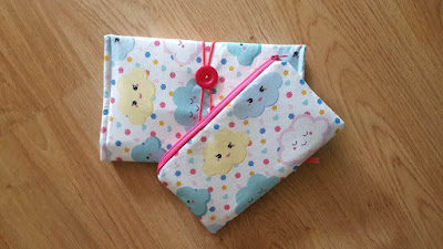 Happy clouds DIY notebook and pencil case set Happy clouds DIY notebook and pencil case set