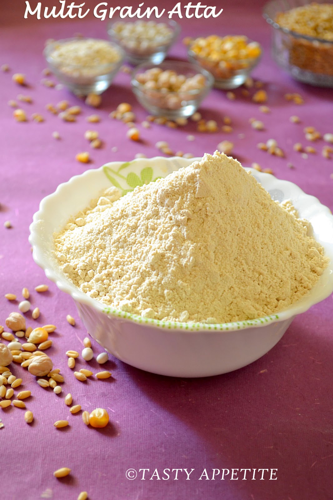 How to make Multigrain Atta at home ? Homemade Chapathi Flour