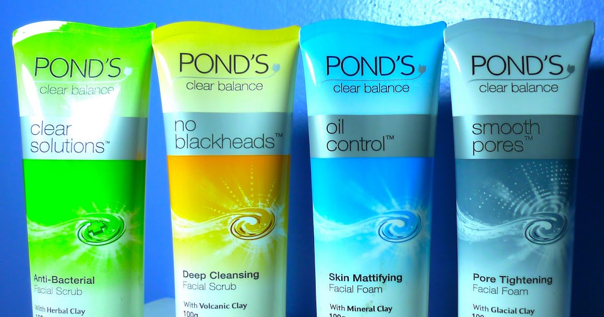 ponds facial wash scrub